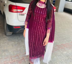 Kurta Pant Set With Duppata