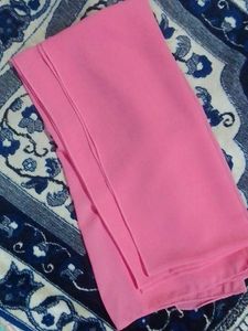 Pink Chiffon Scarf