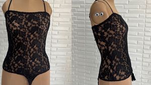 Black Lace Bodysuit