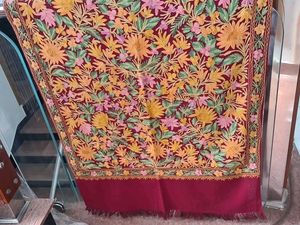 Floral Kashmiri Embroidered Stole
