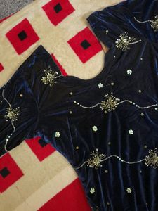 Velvet Designer Kurta