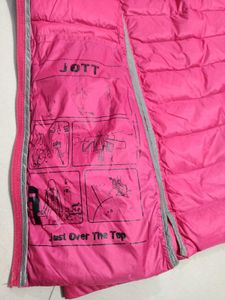 Stylish Pink Lightweight Ladies Parka Jacket