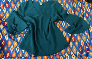 Teal Long Sleeve Top