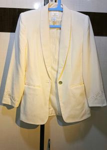 Imported Elegant Cream Blazer