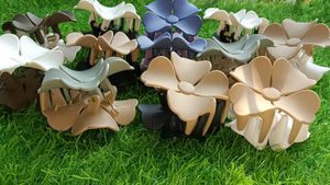 Floral Design Hair Claws
