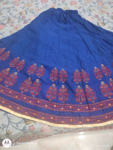 🔥Blue And Brown Lahenga🔥