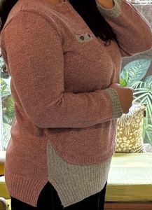 Pocket Detail Knit Sweater