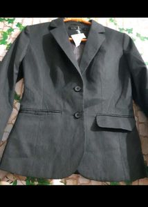Allen😍Solly Grey Formal Blazer