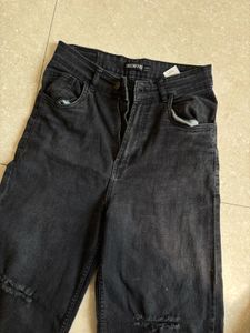 Sassafras charcoal ripped Jeans