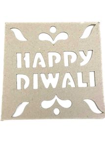 Happy Diwali Rangoli Stencil