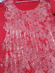 Red Floral T-Shirt