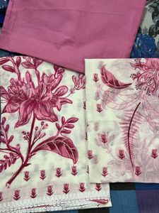 Floral Print Dress Material