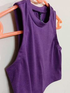 Purple Sleeveless Top