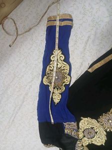 Elegant Black &amp; Blue Kurta