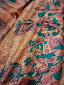 Colorful tussher silk saree