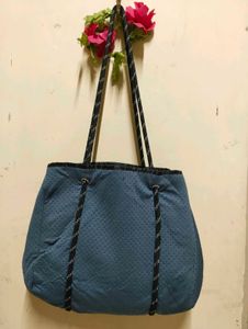 Blue Tote Bag condition good n quality great