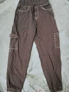 Brown Cargo girls pants