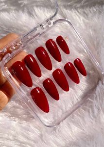 Red Press On Nails