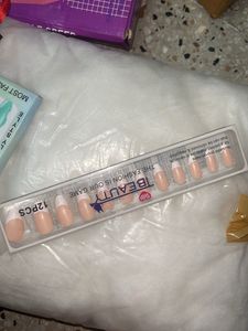 Stick on French manicure Nail set