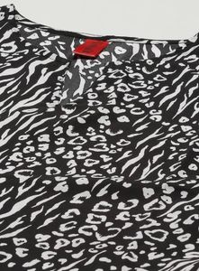 Chic Animal Print Mini Dress