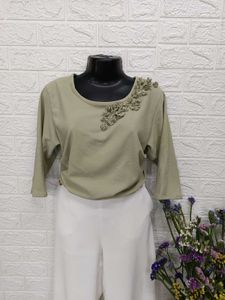 Sage Green Regular Top