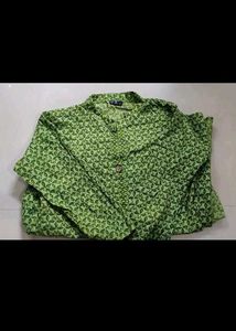 Cotton Green Kurti
