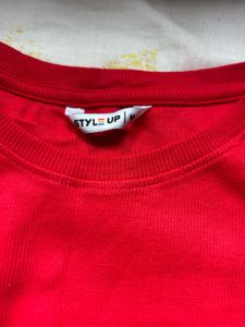 Ribbed blue Top for women