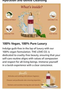 The Love Co. Oud Affair Shower Gel