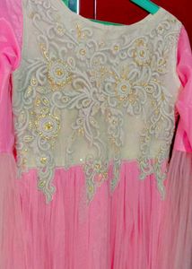 Price - 580  rs Only🥳 Long Designer Neck Work Gow