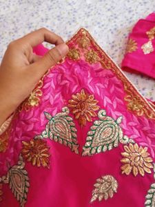 Pure Banarsi Silk Wedding Saree Ke Sath Free