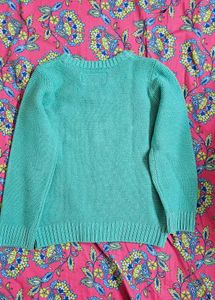 Embroidered Bird Sweater