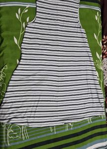 Striped Sleeveless Dress