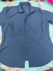 Discount On Westside Wardrobe Stylish Blue Shirt