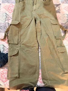 Olive Green Cargo Pants