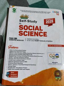 SOCIAL SCIENCE CLASS 10TH HELPBOOK WITH PYQ