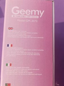 Geemy Rechargeable Lady Shaver