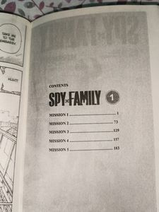 Spy X Family (Part 1) || Manga || Comic Book