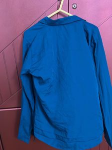 Teal Full Sleeve Formal Shirt