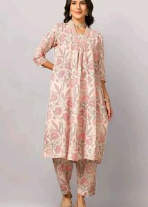 Floral Print Kurta Set