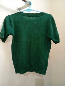 Green Knit Tee