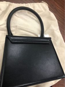 Jacquemus Le Grand Chiquito Black Leather Handbag