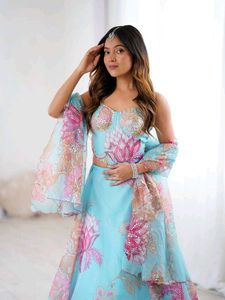 Fully Stiched Floral Lehenga