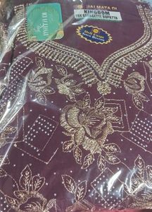 Embroidered Unstitched Suit