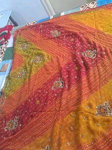 Pure Rajesthani Bandhni Kapda And Full Handwork