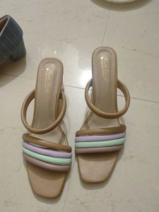 Pastel Heeled Sandals