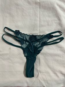 Floral Lace Thong