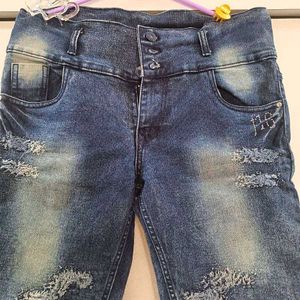 Denim Bermuda Shorts