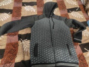 Black Jacket Hoodie Men Used Multiple times