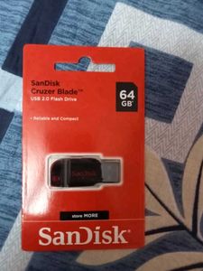 SanDisk Cruzer Blade Usb 2.0 Flash Drive 64gb