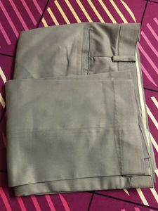 Gray Casual Pants